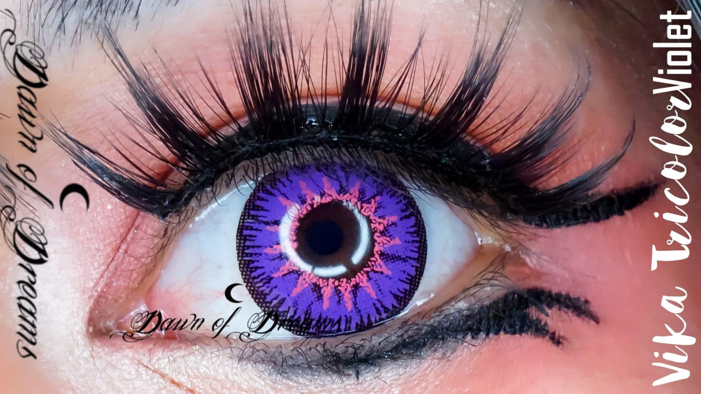 HALLOWEEN VIKA TRI COLOR PURPLE