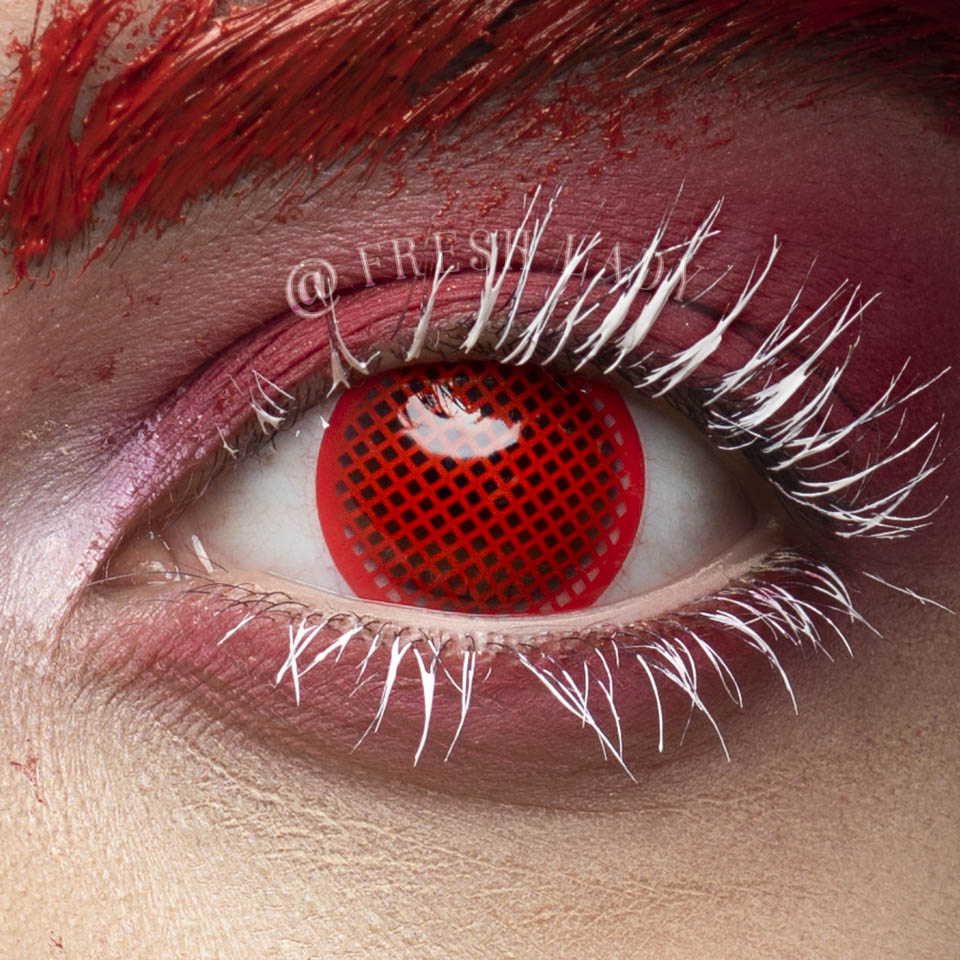 HALLOWEEN RED MESH