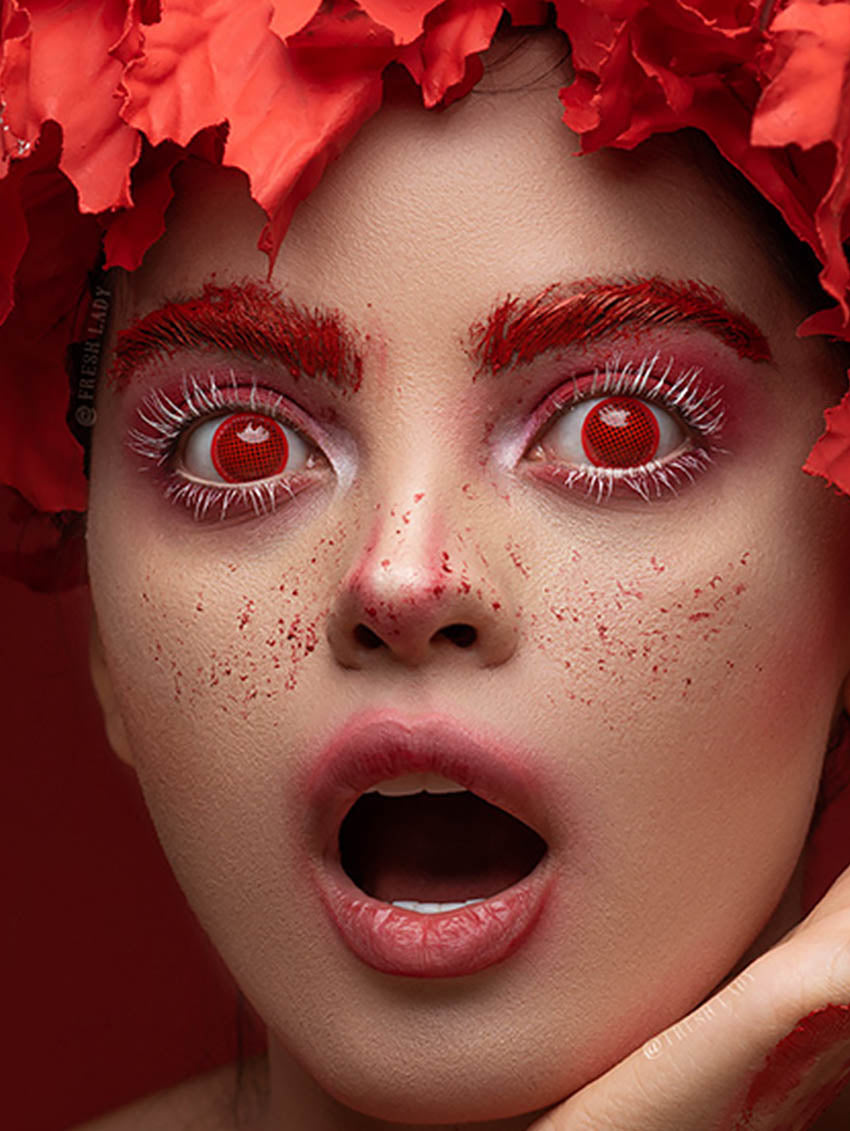HALLOWEEN RED MESH
