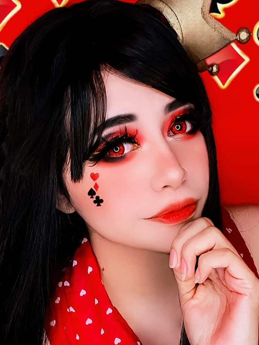 HALLOWEEN VIKA TRI COLOR RED