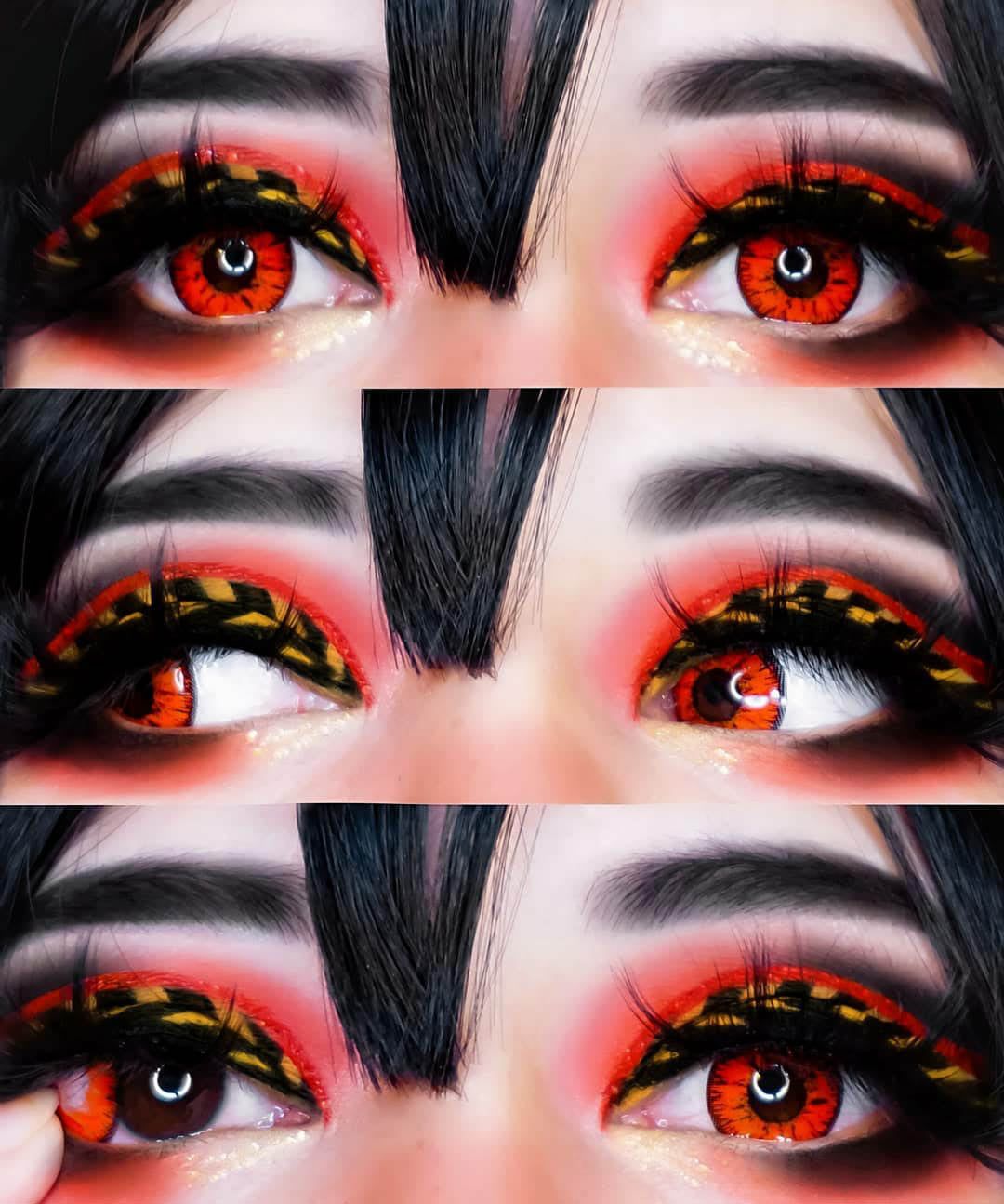 HALLOWEEN VIKA TRI COLOR RED