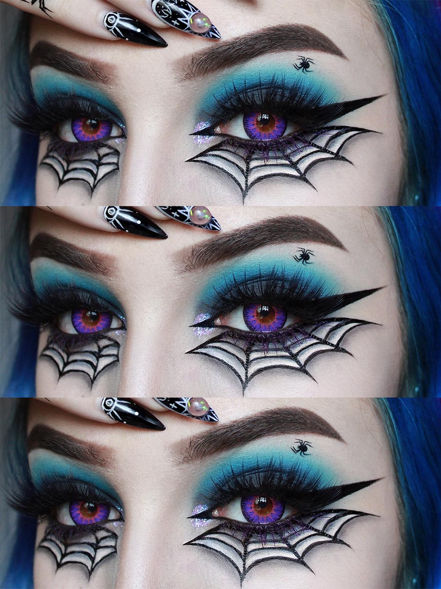 HALLOWEEN VIKA TRI COLOR PURPLE