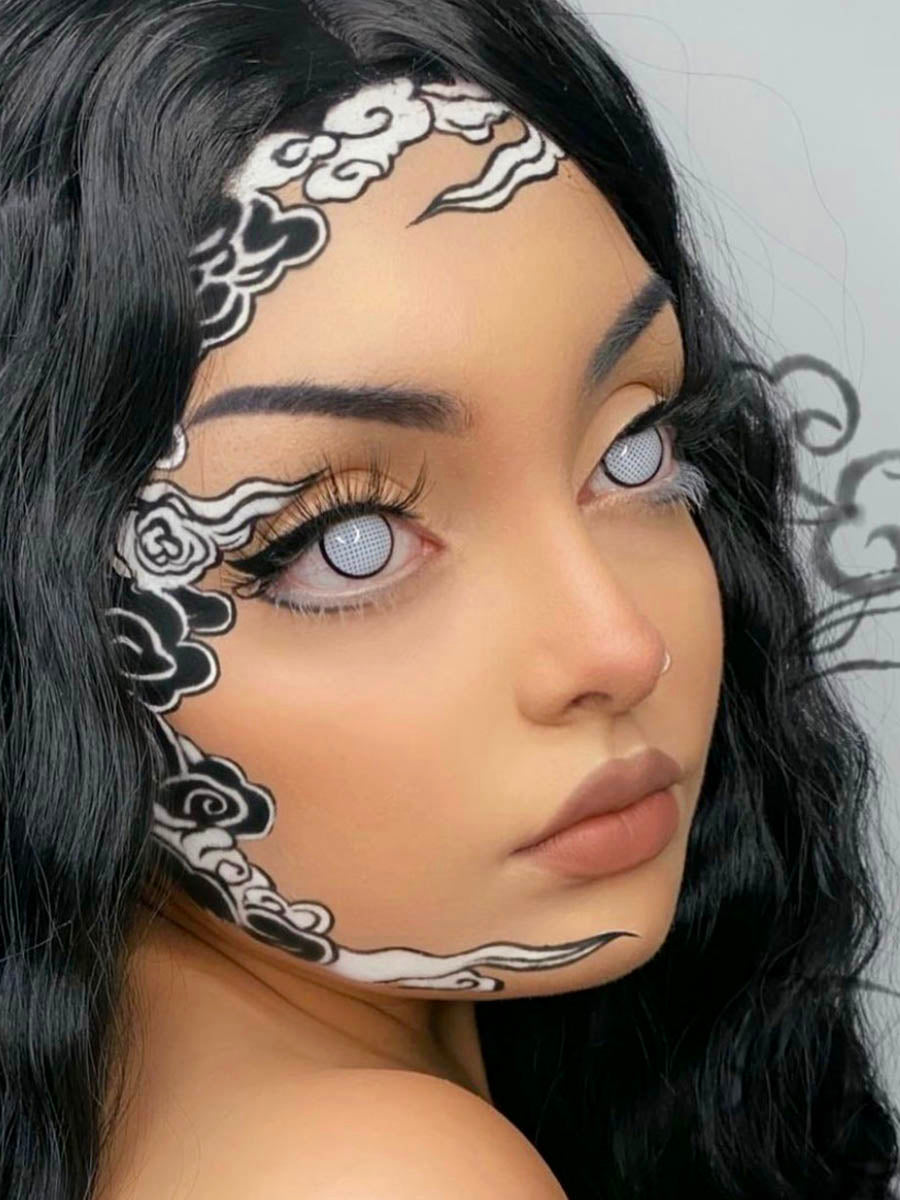 HALLOWEEN WHITE MANSON MESH
